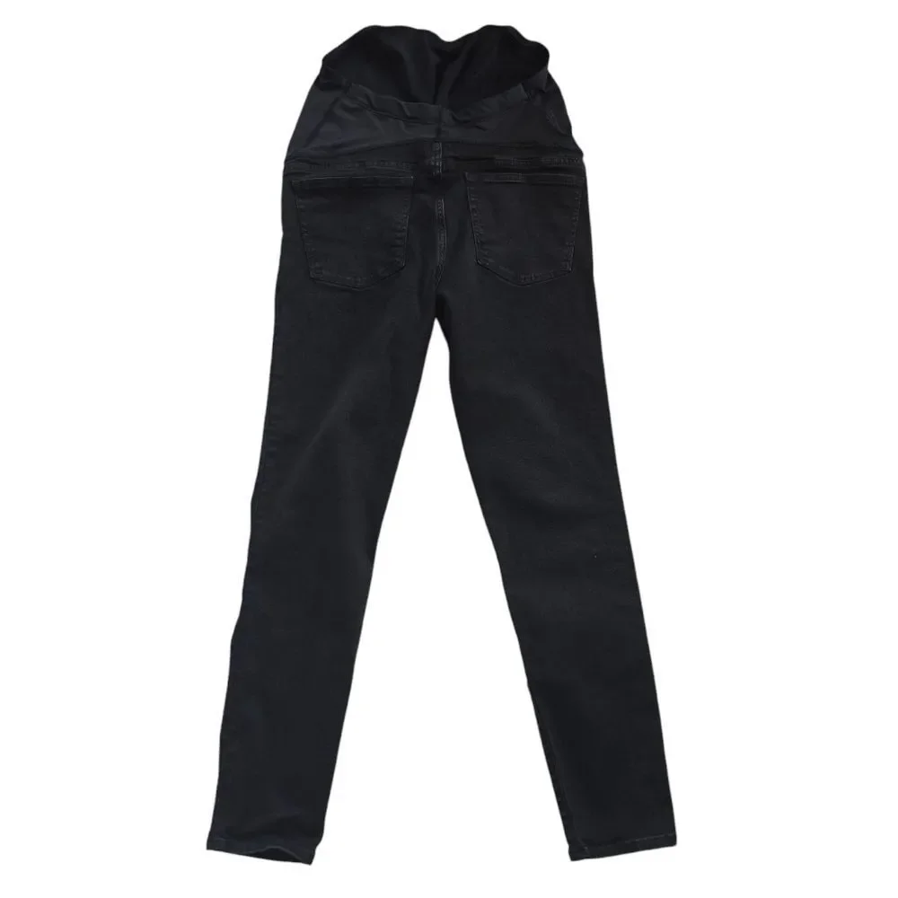 J. Crew Factory Black Maternity Skinny jean in signature stretch Women's Size 28